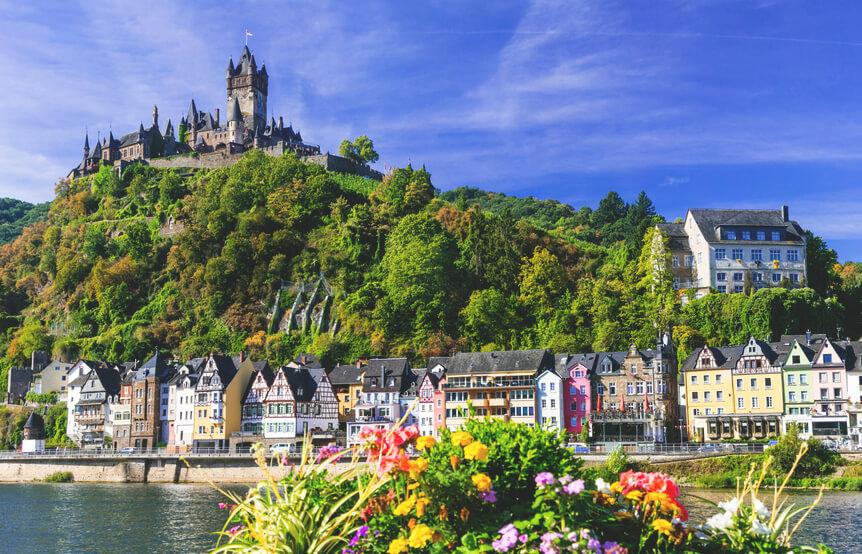 Natural wonders in Germany Moselle region